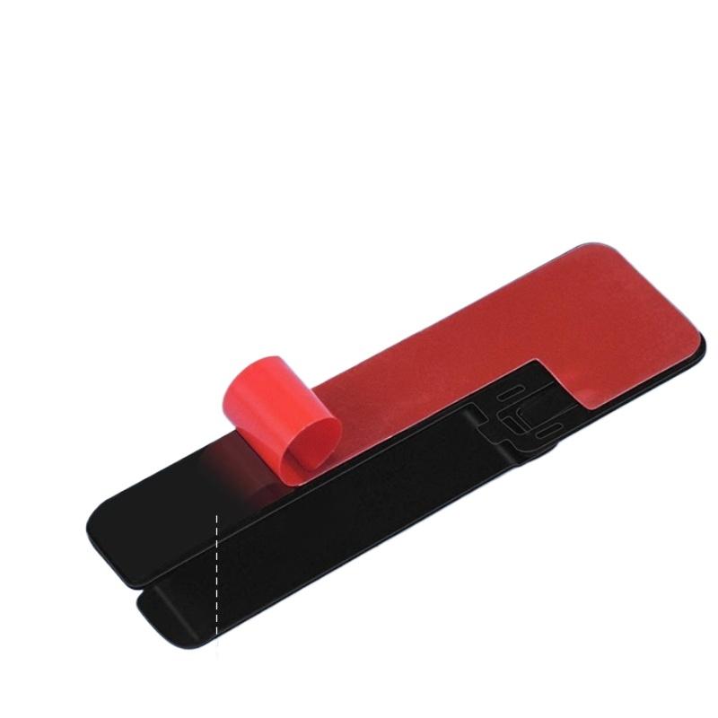 

Portable Mobile Phone Desktop Holder Invisible Back Sticker Support Metal Ultra-thin Folding чёрный