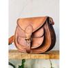 Women's Purified Leather Crossbody New Messenger Handbags Brown Bag