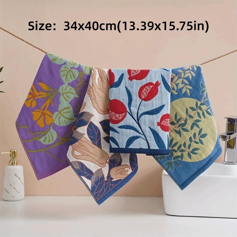High Quality 34x40cm Large Hand Towel Quick Dry Decorative Pure Cotton Dish Cloth 4Layer Cotton Gauze Tea Towel Home Restaurant
