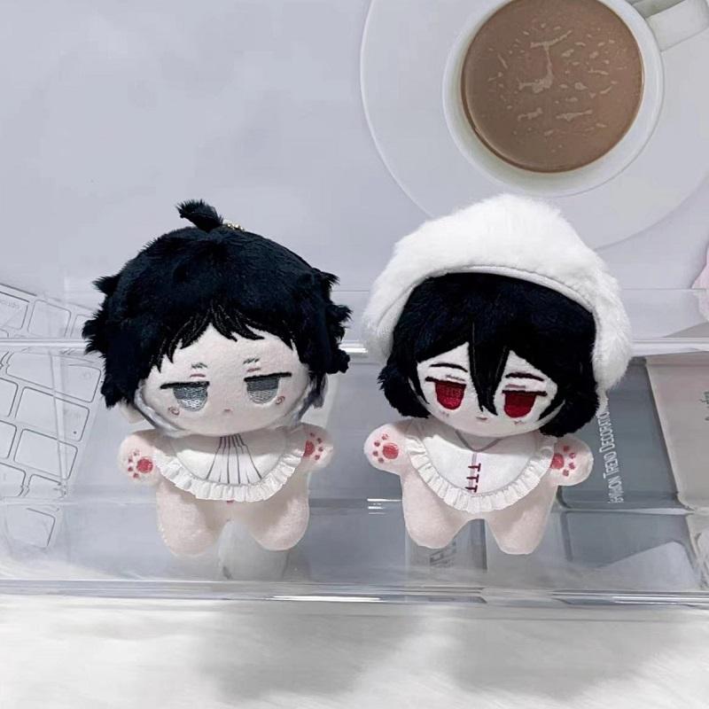 Bungou Stray Dogs Plush Toys Pendant Keychain Nakahara Chuuya Dazai Osamu Dostoevsk Edogawa Rampo Nakajima Atsushi Anime Plushie