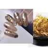 1 PC Sparkly Foil Nails Sequins Irregular Aluminum Gold Design Set Nail Glitter Flakes Gel DIY Manicure Accessories