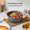 Jingdong Zao Universal Non-stick Soup Pot with Steamer