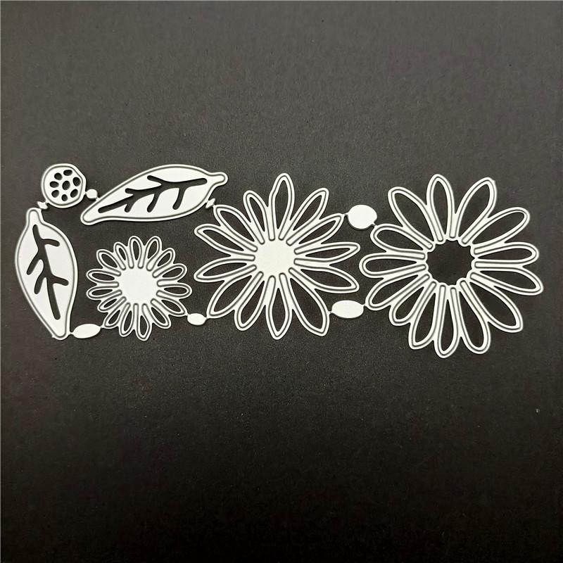 Chrysanthemum Flower Metal Cutting Dies Embossing Stencils-for DIY Scrapbooking Photo Cards-Decor