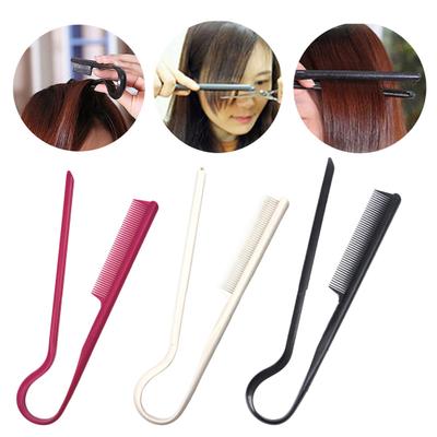V-Shaped Hair Straightening Comb Folding Home Salon Women Hair Straightener Detangle Comb Brush Portable Hair Hairdressing Styling Tools