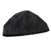 Swim Cap Soft Comfortable Waterproof High Elasticity Universal PU Bathing Cap for Adults Black