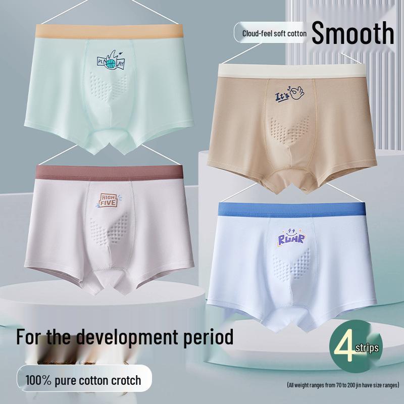 Boys' Pure Cotton Boxer Briefs  - Year of the Rat