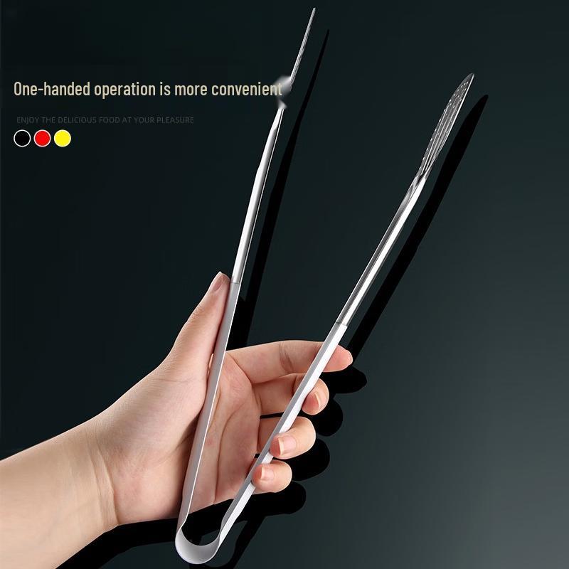 abdo 304 Stainless Steel BBQ & Kitchen Food Tongs Set