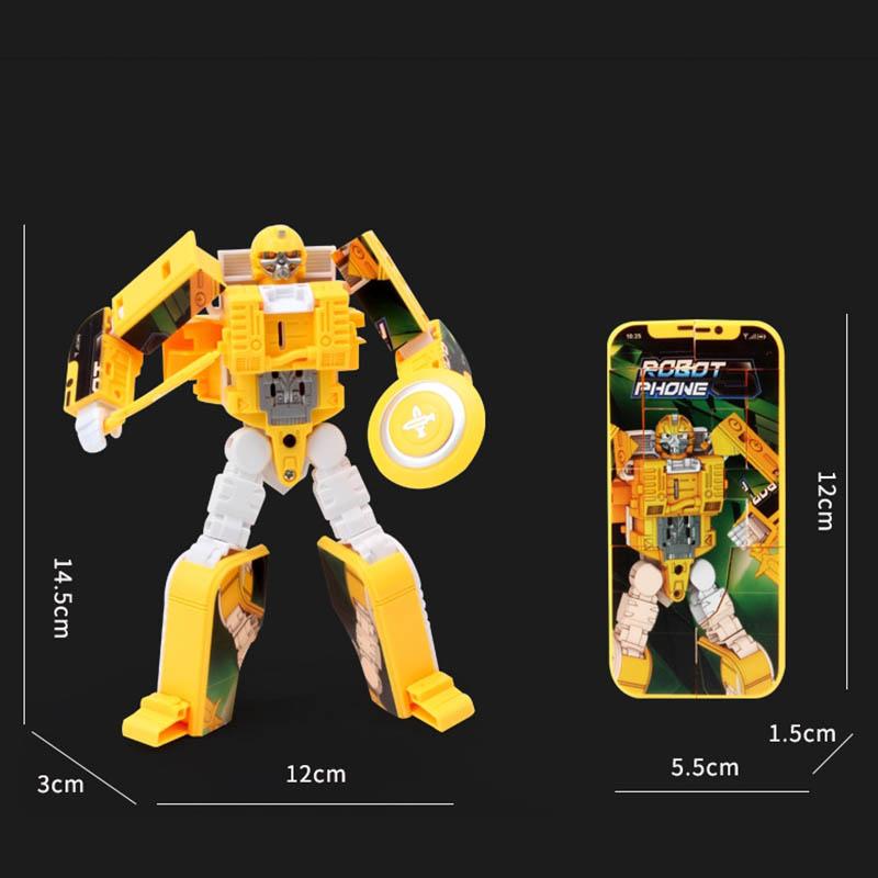 Children's Creative Transforming Mecha Playthings Mobile Phones Turn Into King Kong Robots Enjoyable Playthings designed for Boys Cool Excellent Gifts