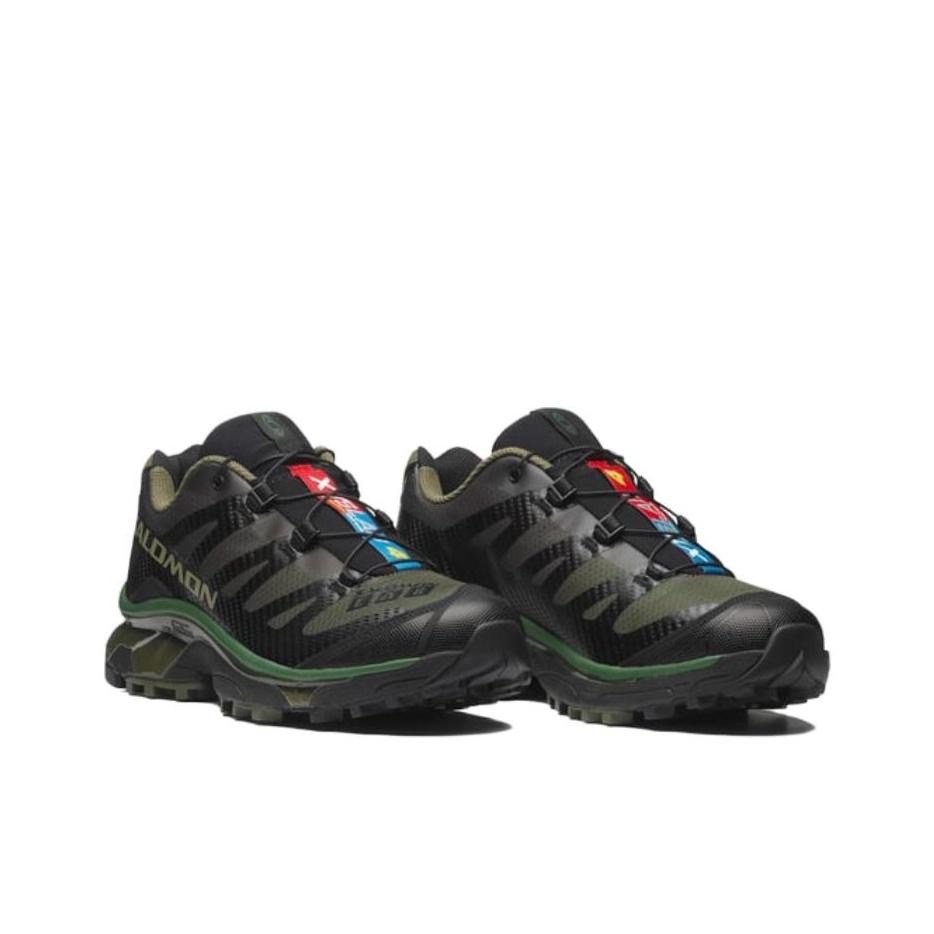 SALOMON XT-4 OG Comfortable Versatile Non-Slip Durable Low-Top Trail Running Shoes Unisex Sneaker Deep-Olive-Green 475685