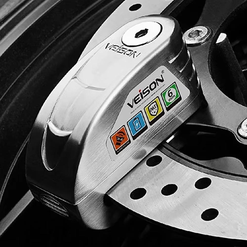 Anti-theft Motorcycle Disc Brake Lock Bicycle Disc Brake Lock  For Motorcycles,mountain Bikes DX19 Silver
