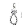 Handmade Beaded Bowknot Keychain Pendant Fashion Hanging Decoration Bag Pendant