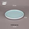 Creative Solid Color Melamine Plate – Faux Porcelain Round Tableware for Home or Hotel Use