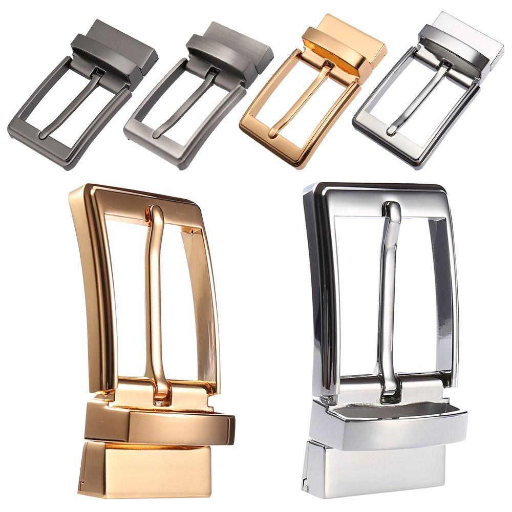 DIY Single Prong Replacement Waistband Head Classic Belt Buckles End Bar 35mm Pin Buckle