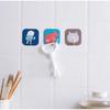 Homlly Animal Print Strong Waterproof Wall Hooks (10pcs)