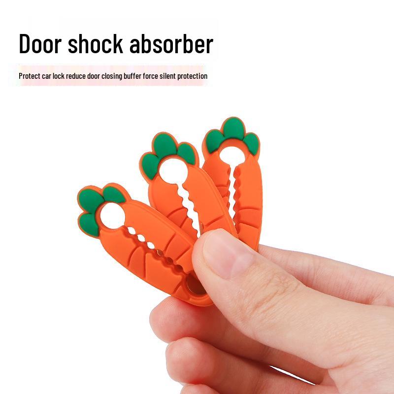 Universal Car Door Lock Noise Reduction & Shock Absorption Pad and Buckle Cover