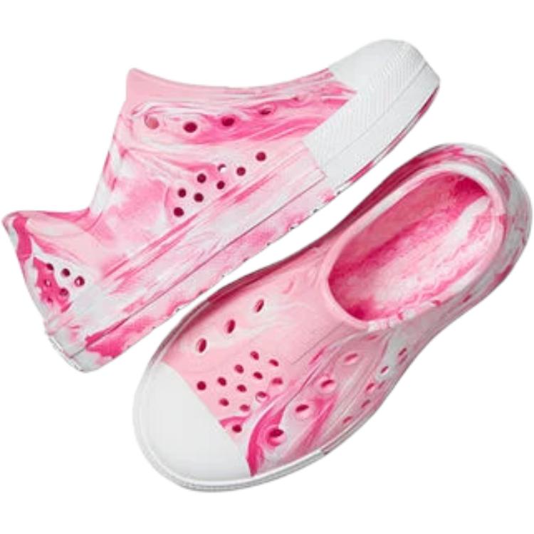 Converse Chuck Taylor All Star Play Lite CX Low PS Tie-Dye - Chaos Fuchsia Kids Sneakers Pink White A11808C
