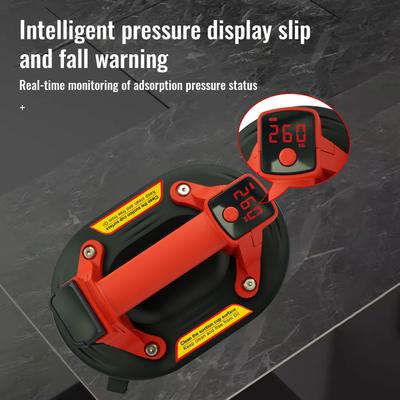 260KG Load Large Electric Vacuum Suction Cup Display Heavy-Duty Hand-held Strong Suckers Air Pump Granite Glass Tile Lifter