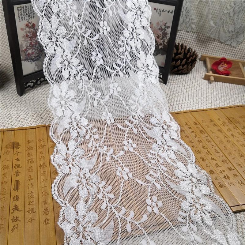 Width 16.3cm Underwear Knitted Elastic Lace Underwear Decoration for Lady Ladies Lingerie and Panty