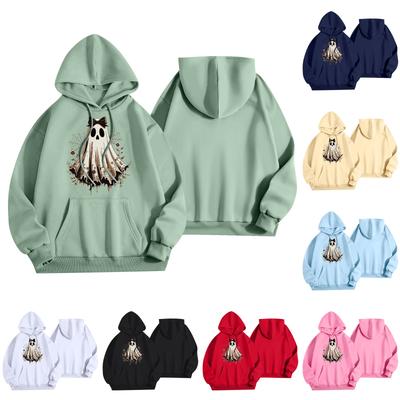 Women's Fashion Lightweight Long Sleeve Pullover With Pockets  Print Hoodie