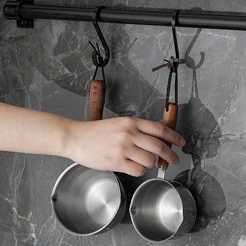 1PC Long Handle Wax Melting Pot Stainless Steel Diy Scented Candle Soap Chocolate Butter Handmade Soap Jug Heated Coffee Milk