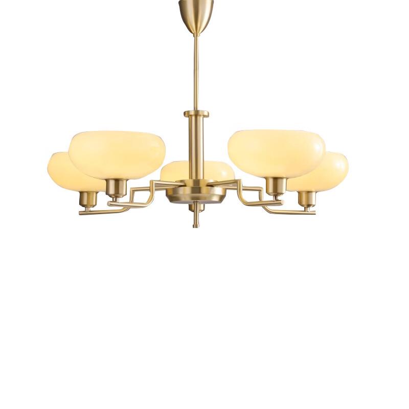 Nordic Retro 3-Head Chandelier with Chrome Body