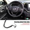ABS Steering Wheel Moulding Cover Trim For Jeep Grand Cherokee 14+ Carbon Fiber