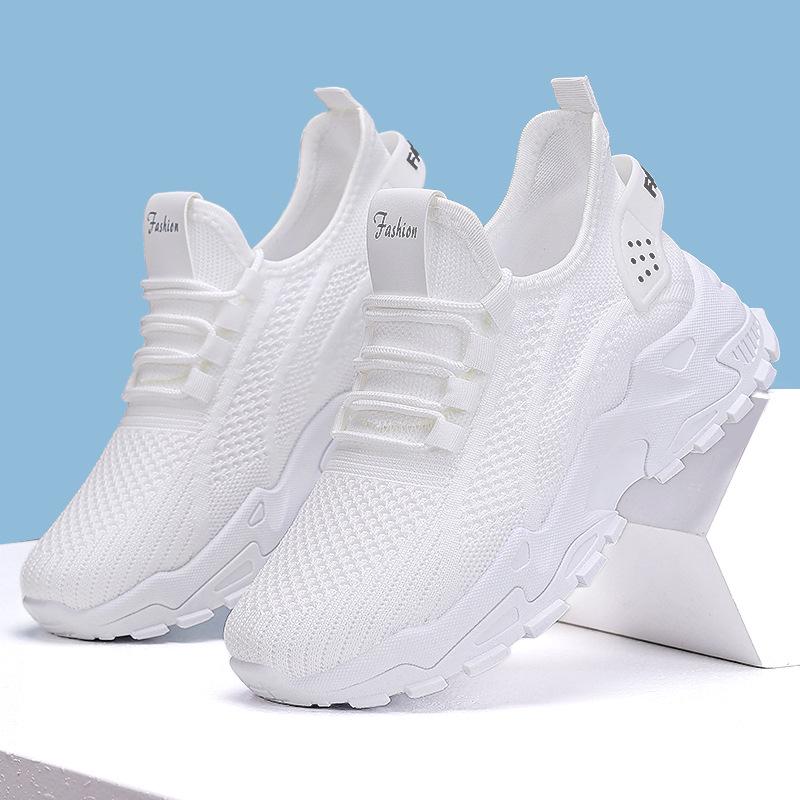 

Женские кроссовки больших размеров: Дышащие, увеличивающие рост, низкие туфли на шнуровке с мягкой подошвой, размер 43 41