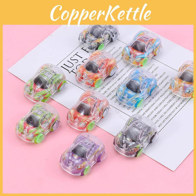 Simulation Mini Inertial Transparent Graffiti Car Model Children Toy For Play