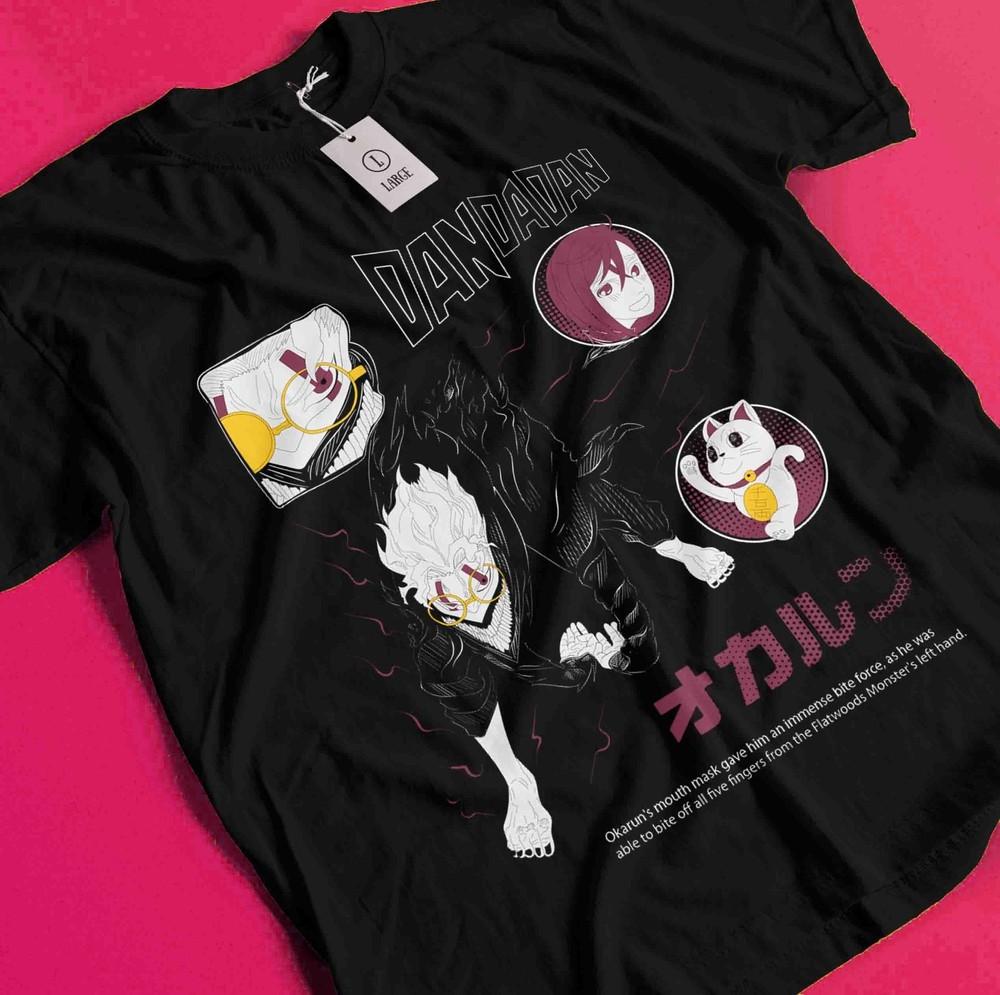 

Dan Da Dan T-Shirt Okarun Shirt Momo Ayase Tshirt Ken Tee Turbo Jin Aira Seiko BB739 4XL