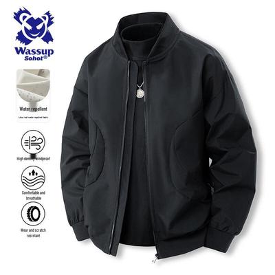 Wassup Sohot Men's Casual Bomber Jacket