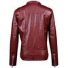 Anman European and American medieval punk jacket fashion slim-fitting lapel splicing locomotive leather top