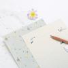 6 Sheets of Letterhead and 3 Envelopes for Mailing Envelopes, Vintage and Beautiful Floral Small Envelopes