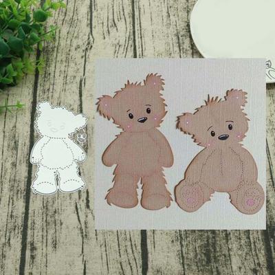 Stativ Bear Metal Cutting Dies DIY Scrapbooking Relief Paper Cards Album Stencil