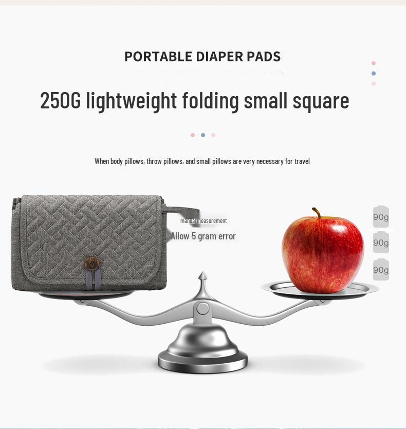 Portable Foldable Newborn Diaper Bag & Pad Combo