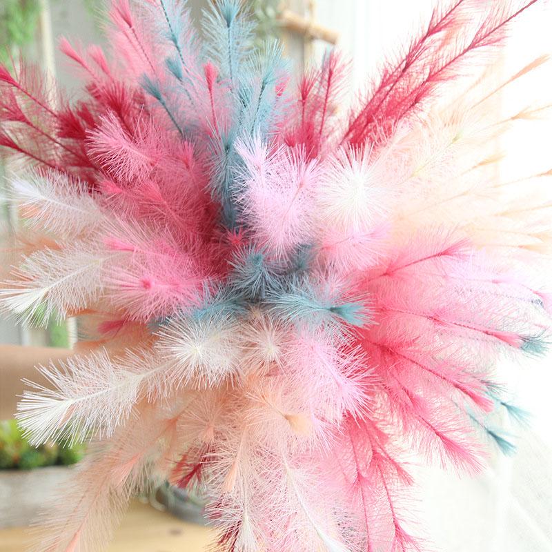 Buy Artificial Flowers Hairy Grass Artificial Fake Grass Garden Wedding
