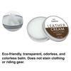 Motorcycle Leather Care Cream - Natural Transparent Odorless Balm for Genuine Leather Seat Jacket Pants Gloves | Nourishes