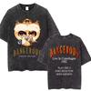 Säuregewaschenes Übergroßes Michael Jackson King of Pop Grafik-T-Shirt Herren Damen Mode Streetwear Rock-T-Shirt Damen Herren Kleidung