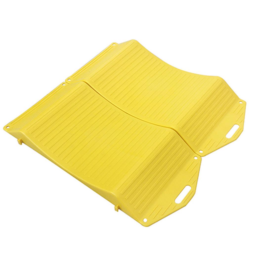 Small And Easy To Transport Tire Ramps Pack Of 2 Designed For Simple Storage Featuring Anti Slip Coating
