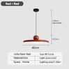 LED Nordic Pendant Light Macaroon Cream Color Wind Flying Saucer Lamp Bedroom Study Living Room Cafe Indoor Restauran Decoration