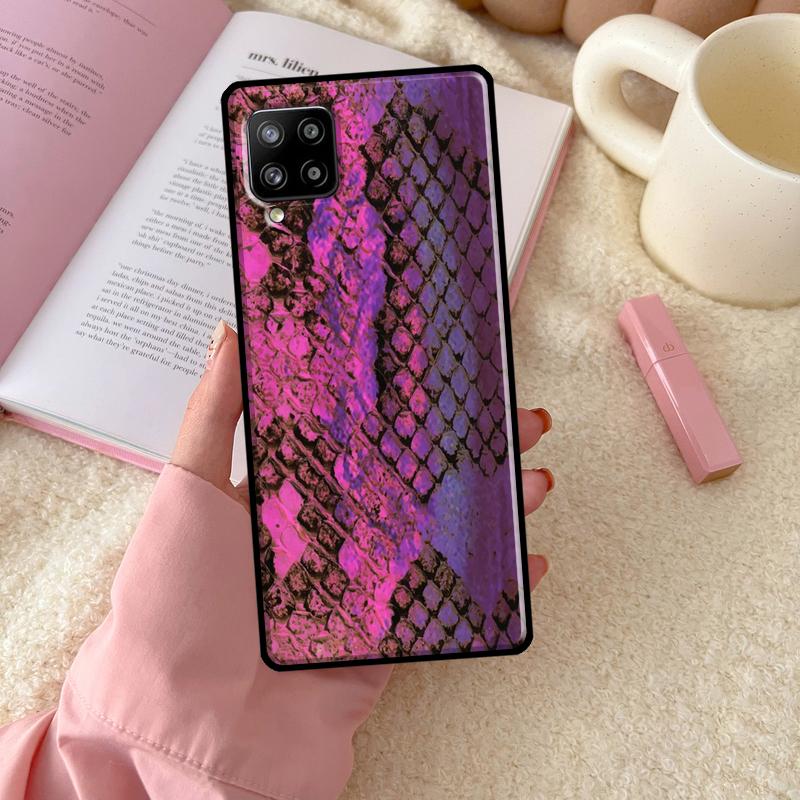 Python Snake Skin For Samsung Galaxy A56 A54 A34 A14 A06 A16 A26 A36 A12 A32 A52 A13 A33 A53 A15 A35 A55 Case