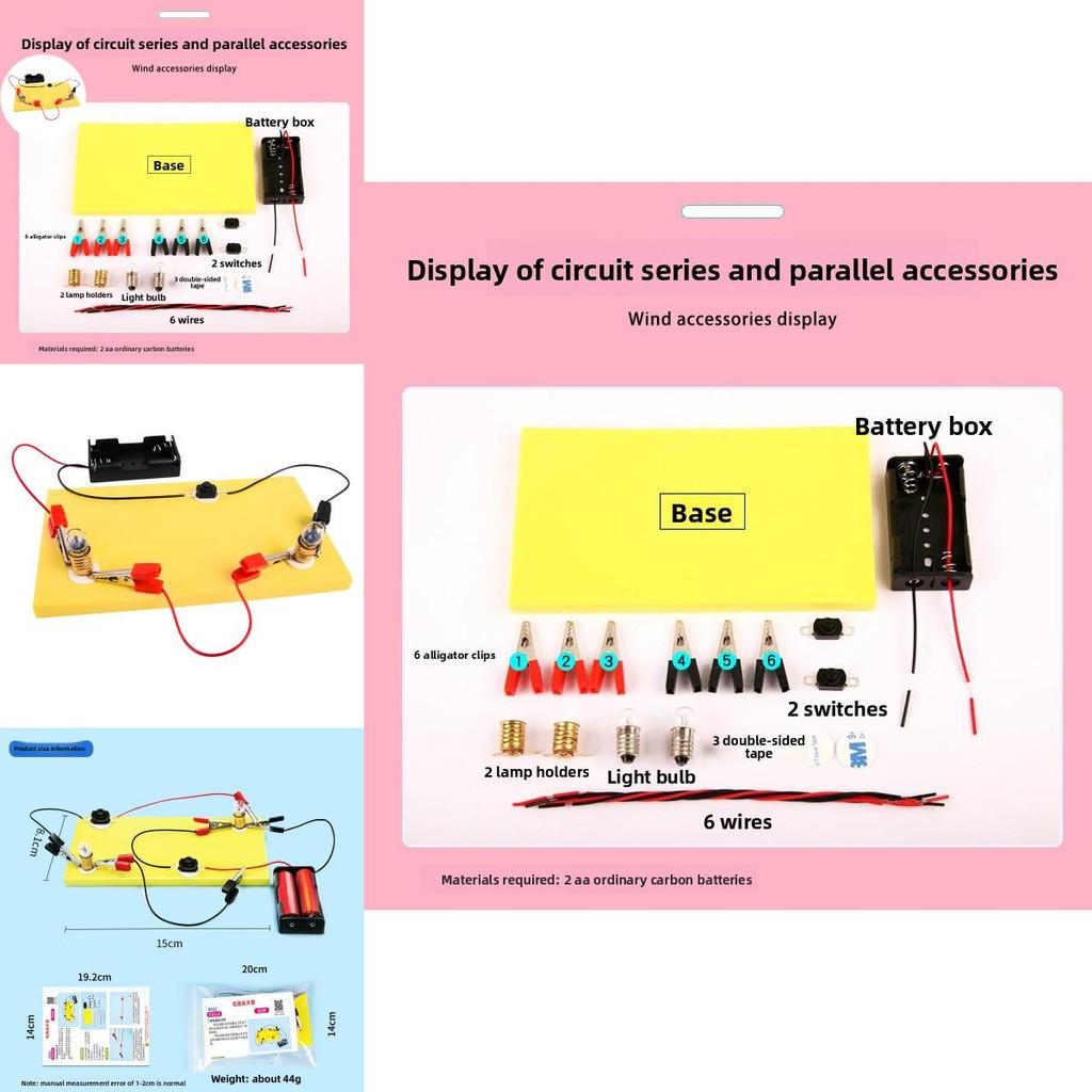 Physics Science Experiment Kit With Electrical Circuit Components For Kids Diy Learning