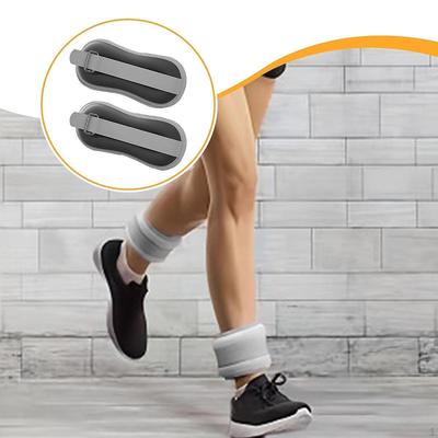 2 Pieces Ankle Weights for Men Women Portable Strength Training Wrist Cuffs Arm Walking