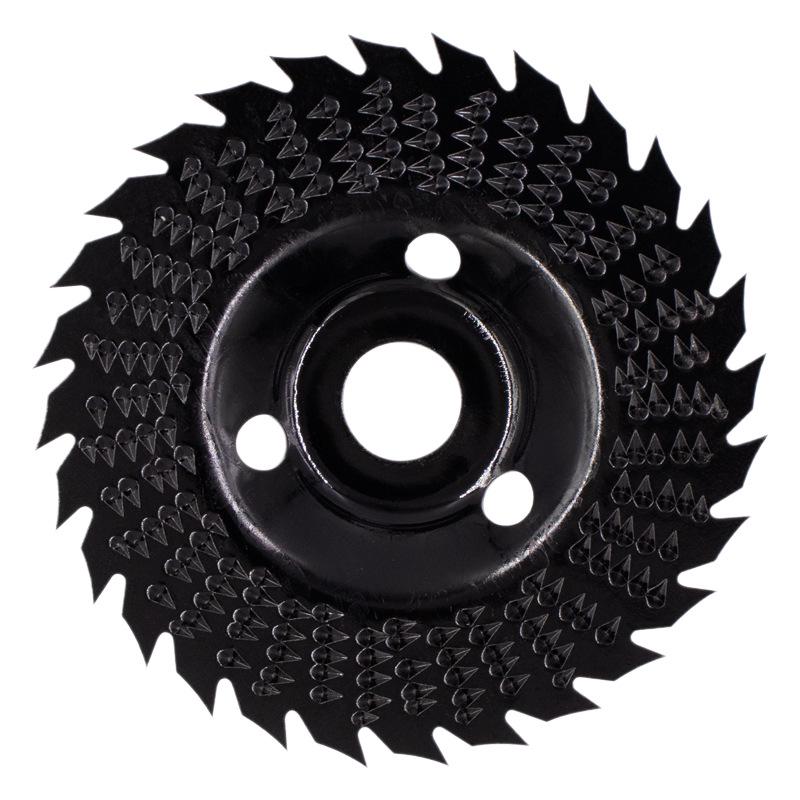 Multi-Functional Woodworking Serrated Grinding Wheel for Soft/Hardwood: Sanding, Cutting, Shaping, Polishing