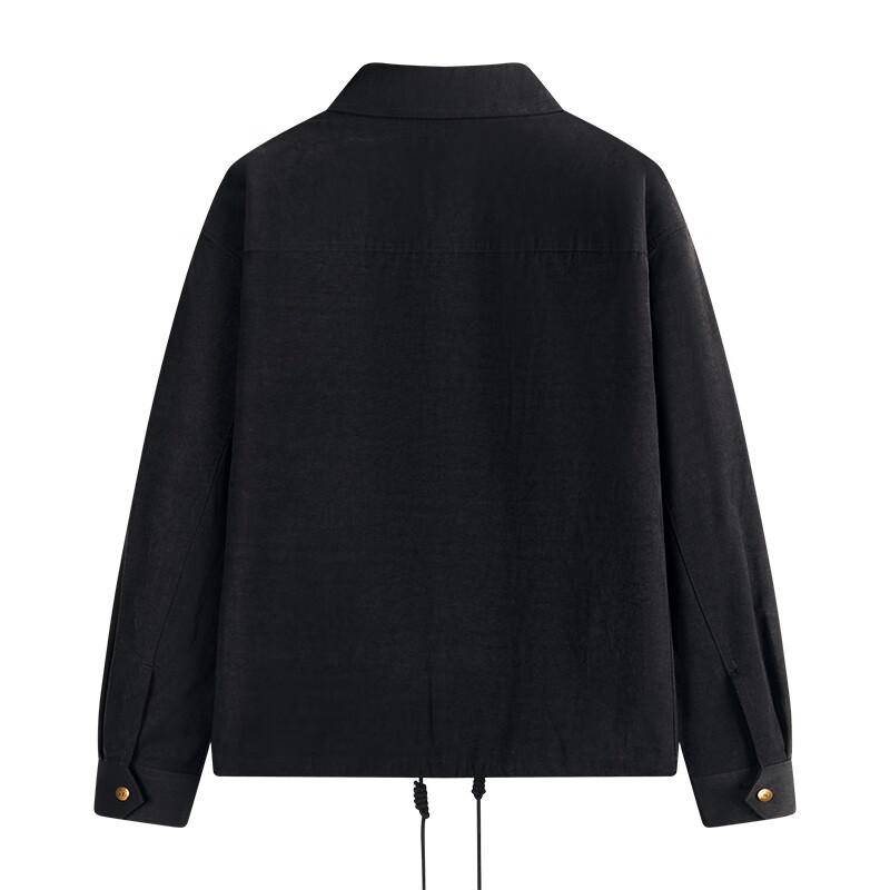 NVG·YOUNG Men's Faux Suede Casual Jacket Shirt