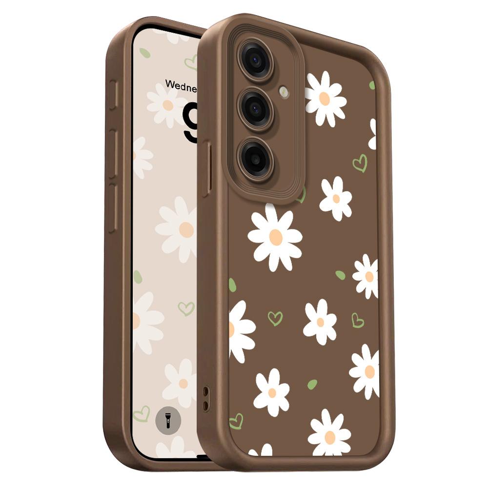 Floating Daisies Phone Case For Samsung Galaxy A37 A17 A07 A56 A36 A26 A16 A06 A55 A35 A25 A15 A05 A05S 4G 5G Staircase Soft Cov