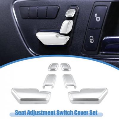 6 In 1 Door Seat Adjust Button Switch Cover Set for Mercedes Benz