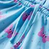 Children s dress with buttons sleeveless blue size 128