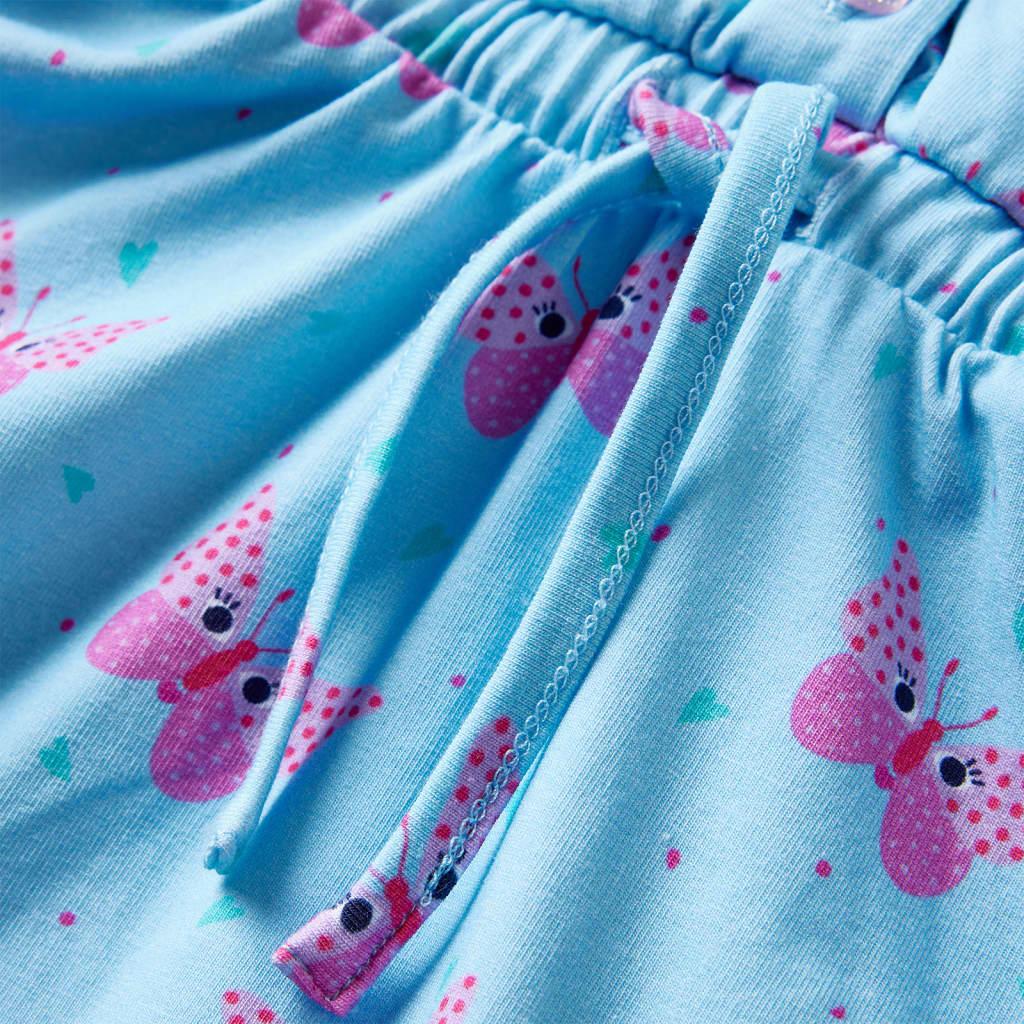 Children s dress with buttons sleeveless blue size 128