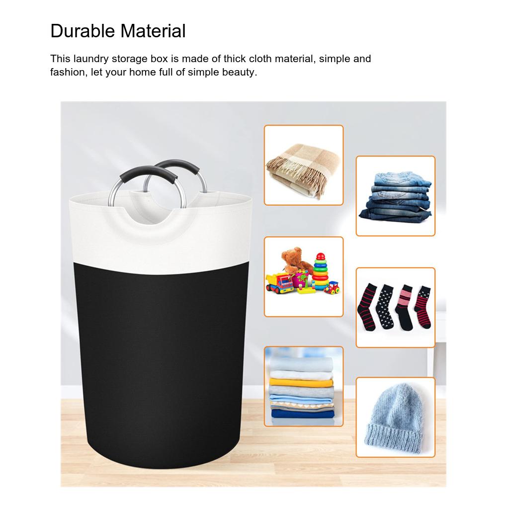 Laundry Basket Clothes Bag 90L Hamper Foldable Waterproof Lightweight Cloth Space Saving for Bedroom Dorm Travel