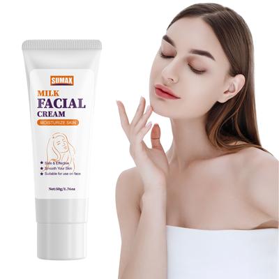 50g White Tube Moisturizing Facial Cream Mooth Delicate Radiant and Translucent Rapid Absorption of Skin Retinol Anti Aging Serum